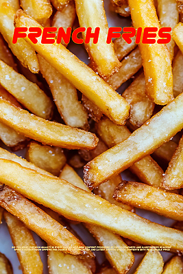 PSD 편집이미지 패스트푸드 사람없음 노란색 감자튀김 소금 바삭바삭 이미지편집 편집실사 컬러 컨셉 감자 튀김 인스턴트 CG 파일형식