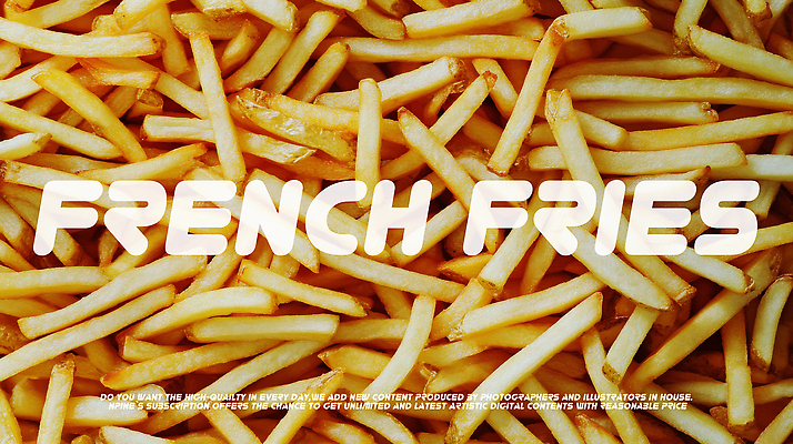 PSD 편집이미지 패스트푸드 사람없음 노란색 감자튀김 많음 바삭바삭 맛있는 이미지편집 편집실사 컬러 컨셉 감자 튀김 인스턴트 CG 파일형식