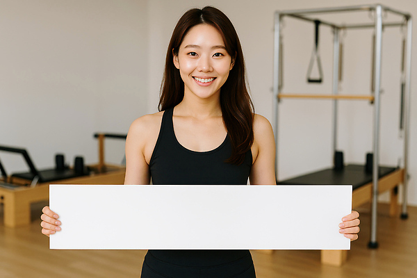 JPG 편집이미지 우먼라이프 웰빙 여자 다이어트 건강 한명 웃음 들기 상반신 성인 취미 운동복 건강관리 강사 팻말 필라테스 의료성형뷰티 성인여자한명만 필라테스기구 편집실사 AI인물포토 AI콘텐츠 직업 1 라이프스타일 옷 모션 프레임 표정 관리 사람 운동 운동기구 CG 여자한명만 성인여자만 파일형식 AI포토