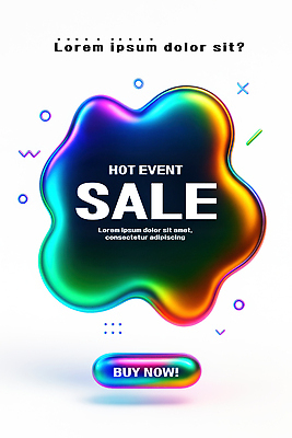 PSD 템플릿 디자인 시선 추상 이벤트 사람없음 쇼핑 컬러풀 3D 세일 금속 얼룩 광택 그라데이션 마케팅 이미지템플릿 컬러 무늬 재질 디지털합성 파일형식