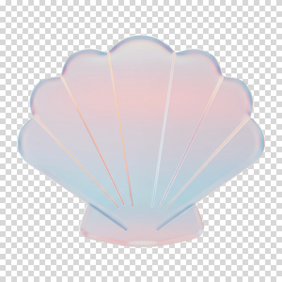 편집이미지 누끼 사람없음 여름 3D 조개껍데기 오브젝트 그라데이션 PNG 파스텔톤 계절 컬러 조개 디지털합성 파일형식