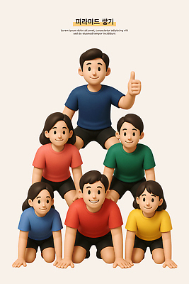 전신 PSD 편집이미지 여자 남자 엎드리기 포즈 협력 3D캐릭터 건강 미소 웃음 여러명 친구 컬러풀 3D 모임 즐거움 피라미드 따봉 인간탑쌓기 편집3D 캐릭터 건축물 감정 컬러 다수 관계 모션 표정 사람 최고 디지털합성 랜드마크 파일형식