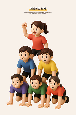 전신 PSD 편집이미지 여자 남자 엎드리기 포즈 놀이 협력 3D캐릭터 미소 웃음 여러명 친구 컬러풀 3D 손들기 파이팅 그룹 즐거움 피라미드 인간탑쌓기 편집3D 캐릭터 건축물 감정 컬러 다수 관계 모션 표정 사람 디지털합성 랜드마크 파일형식