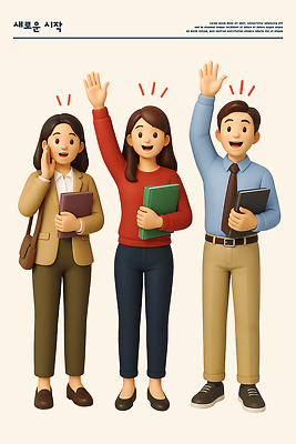 전신 PSD 편집이미지 여자 남자 대학생 응원 성공 협력 3D캐릭터 대화 미소 들기 정장 성인 책 세명 학습 3D 손들기 교수 기쁨 축하 시작 손인사 편집3D 캐릭터 학생 옷 교육 감정 컨셉 모션 표정 말하기 사람 교사 인사 디지털합성 파일형식