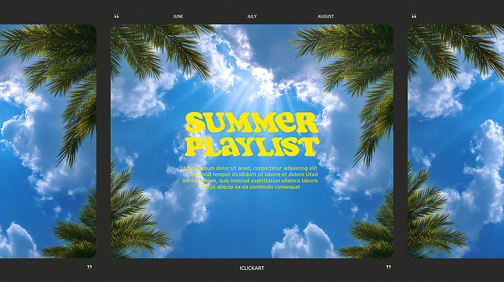 구름 템플릿 여유 음악 자연 하늘 열대 사람없음 여름 빛 야자수 햇빛 감상 분위기 즐거움 감성 플레이리스트 이미지템플릿 AI파일 자연요소 나무 계절 감정 컨셉 문화예술 태양 생태계 파일형식 벡터