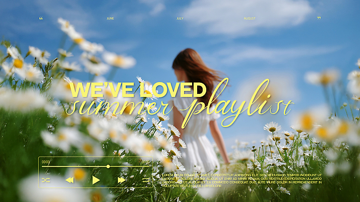 구름 템플릿 여자 행복 꽃밭 자연 하늘 뒷모습 여름 햇빛 들꽃 자유 분위기 즐거움 감성 뷰티풀 의료성형뷰티 플레이리스트 이미지템플릿 AI파일 자연요소 계절 꽃 감정 음악 뷰포인트 컨셉 사람 태양 생태계 파일형식 벡터