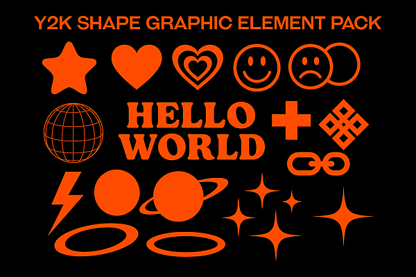 디자인 별 지구 일러스트 미소 사람없음 그래픽 반짝임 세계 유행 행성 슬픔 하트 쇠사슬 오브젝트 HELLO 번개모양 십자모양 엘리먼트 Y2K 국내일러스트 AI파일 자연요소 모양 감정 컨셉 모션 표정 우주 인사 번개 십자 파일형식 벡터