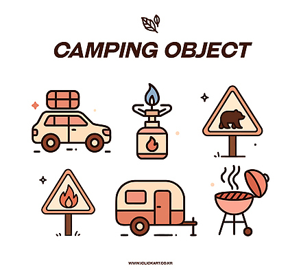 일러스트 자동차 불꽃 사람없음 짐 그릴 스토브 오브젝트 심플 캠핑카 엘리먼트 주의표지판 캠핑트레일러 국내일러스트 AI파일 육상교통 주방용품 불 캠핑 가전제품 표지판 트레일러 파일형식 벡터