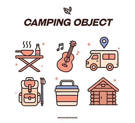 일러스트 배낭 탁자 요리 사람없음 캠핑 기타 도구 프라이팬 오두막 오브젝트 심플 캠핑카 아이스박스 GPS 등산스틱 엘리먼트 국내일러스트 AI파일 가구 가방 자동차 주방용품 현악기 레저 등산용품 파일형식 벡터