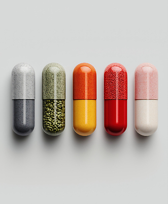 JPG 편집이미지 다이어트 과일 사람없음 세트 컬러풀 알약 건강관리 영양 일렬 건강식품 비타민 영양제 편집3D AI컴퓨터그래픽 AI콘텐츠 음식 컬러 건강 관리 약 3D 영양소 파일형식