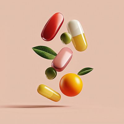 JPG 편집이미지 잎 다이어트 오렌지 사람없음 알약 건강관리 영양 광택 건강식품 비타민 편집3D AI컴퓨터그래픽 AI콘텐츠 식물 음식 과일 건강 관리 약 3D 영양소 파일형식