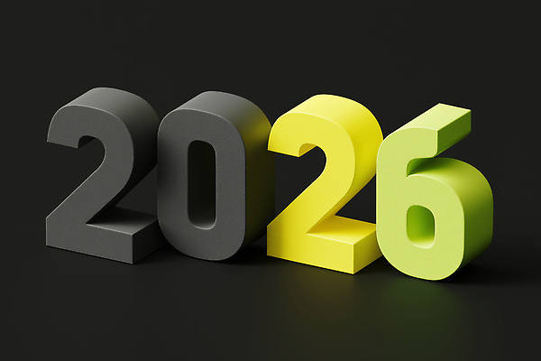 JPG 편집이미지 타이포그라피 사람없음 연두색 노란색 입체 2026년 편집3D AI컴퓨터그래픽 AI콘텐츠 문자 컬러 초록색 3D 연도 파일형식