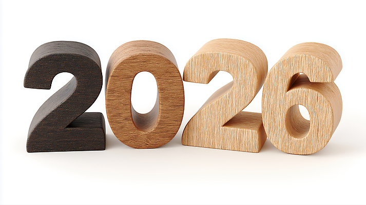 JPG 편집이미지 타이포그라피 사람없음 목재 나뭇결 갈색 입체 질감 베이지색 우드 2026년 편집3D AI컴퓨터그래픽 AI콘텐츠 나무 문자 컬러 재료 3D 연도 파일형식