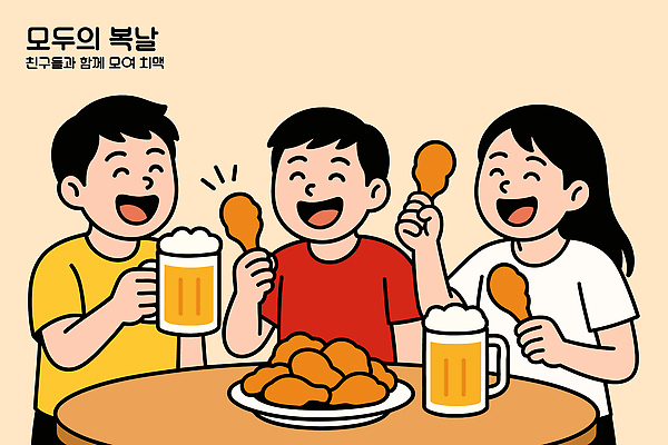 여자 남자 일러스트 식탁 탁자 한잔 생맥주 대화 웃음 들기 상반신 일상 세명 여름 친구 프라이드치킨 모임 축하 복날 즐거움 맥주잔 국내일러스트 AI파일 1 계절 기념일 감정 가구 컨셉 술잔 관계 모션 맥주 표정 말하기 사람 라이프 치킨 파일형식 벡터
