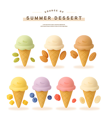 PSD 편집이미지 여름음식 옥수수 사람없음 3D 블루베리 산딸기 호두 아몬드 망고 콘아이스크림 엘리먼트 피스타치오 망고아이스크림 편집3D 음식 과일 아이스크림 곡류 견과류 디지털합성 열대과일 파일형식 여름_계절