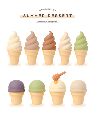 PSD 편집이미지 여름음식 사람없음 3D 초콜릿 녹차 꿀 콘아이스크림 소프트아이스크림 녹차아이스크림 밀크티 바닐라 얼그레이 엘리먼트 초코아이스크림 컵아이스크림 허니디퍼 흑임자 편집3D 음료 음식 아이스크림 디저트 씨앗 차_음료 도구 디지털합성 파일형식 여름_계절