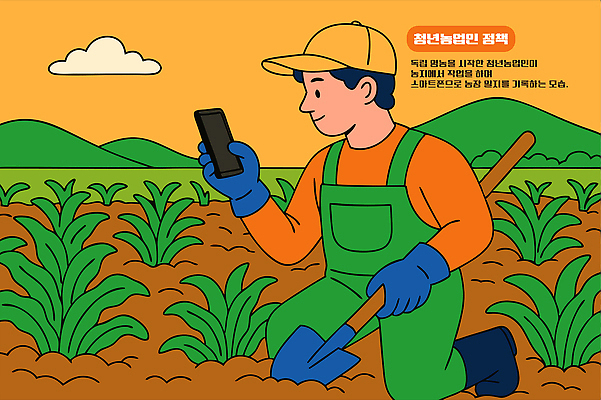 전신 남자 밭 채소 일러스트 자연 산 작업복 한명 들기 청년 농작물 스마트폰 농장 농사 장비 정보 농촌 작업 삽 멜빵바지 논밭 색감 캡모자 청년농부 청년정책 국내일러스트 AI파일 모자_잡화 1 옷 농업 바지 모션 논 사람 성인 핸드폰 스마트기기 시골 농부 멜빵 복지 생태계 파일형식 벡터