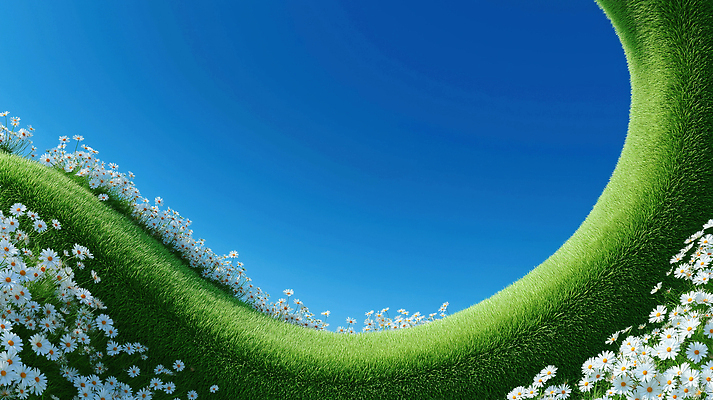 JPG 편집이미지 꽃밭 자연 하늘 풍경 잔디 사람없음 초록색 파란색 꽃길 이미지편집 편집실사 AI컴퓨터그래픽 AI콘텐츠 식물 꽃 길 컬러 CG 생태계 파일형식