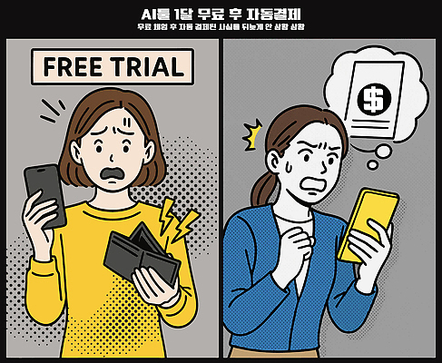 여자 말풍선 일러스트 스트레스 들기 상반신 두명 스마트폰 놀람 분노 지갑 찡그림 가격 알림 결제 충격 불만 당황 구독 국내일러스트 AI파일 감정 모션 표정 사람 핸드폰 스마트기기 파일형식 벡터