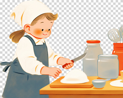 편집이미지 모자 재료 가족 모션 요리 소녀 주방 요리사 식사 앞치마 체험 칼 맛 즐거움 준비 반죽 만들기 제빵 PNG 직업 잡화 여자 감정 어린이 컨셉 관계 제과제빵 파일형식 사람