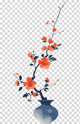 식물 편집이미지 전통 디자인 꽃잎 꽃 예술 줄기 자연 한국 실내 장식 빨간색 인테리어 환경 꽃병 다도 조화 PNG 뷰티풀 아시아 컬러 내부 예절 생태계 파일형식