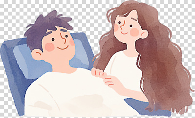 편집이미지 캐릭터 여자 남자 감정 건강 병원 사랑 생활 치료 손잡기 환자 간호사 화합 PNG 위로 소통 회복 컨셉 의학 모션 사람 의료진 파일형식