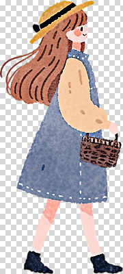 편집이미지 모자 디자인 드레스 여자 패션 행복 예술 자연 수채화 풍경 캐주얼 여름 소풍 머리카락 바구니 산책 PNG 오후 콘텐츠 스타일 잡화 옷 계절 감정 휴식 사람 야외활동 머리 생태계 파일형식