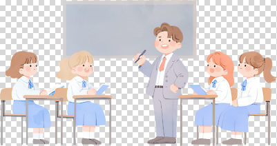편집이미지 학생 교육 교실 모션 수업 대화 설명 정장 친구 학습 교사 칠판 기록 질문 집중 교과서 화이트보드 PNG 소통 직업 옷 컨셉 학교 관계 교재 말하기 파일형식