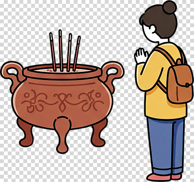 기념일 컨셉 불 파일형식 향로 기도 향 신성 평화 전통 사람 장면 종교 예절 의식 공간 불꽃 방문 화합 조용 크리스마스 편집이미지 PNG