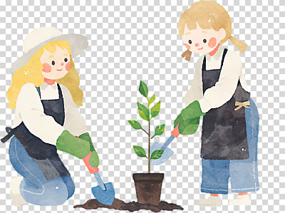 나무 식물 편집이미지 사계절 교육 행복 화분 어린이 장갑 모션 자연 여름 친구 소풍 환경 정원 흙 삽 원예 조경 PNG 심기 잡화 계절 감정 관계 사람 취미 야외활동 생태계 파일형식