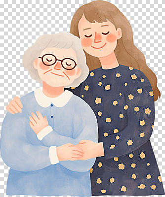 편집이미지 여자 행복 감정 할머니 가족 관계 포옹 손녀 함께함 따뜻함 사랑 웃음 일상 화목 소중 감동 세대 PNG 유대감 노년 컨셉 안기 표정 사람 라이프 손주 파일형식