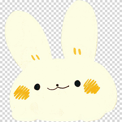 동물 편집이미지 캐릭터 디자인 감정 얼굴 표정 미소 귀여움 토끼 볼 만화 그림 귀 화사함 애니메이션 PNG 컨셉 포유류 신체부위 반려동물 파일형식