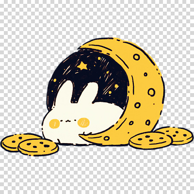 동물 편집이미지 캐릭터 디자인 행복 별 음식 컬러 놀이 디저트 치즈 쿠키 귀여움 토끼 동굴 편안함 신비 즐거움 애니메이션 PNG 자연요소 감정 컨셉 포유류 유제품 반려동물 감각 파일형식