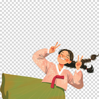 편집이미지 전통 옷 행복 문화 하늘 한국 표정 미소 사람 소녀 청춘 머리카락 털실 한복 베일 PNG 생동감 한국전통 여자 감정 아시아 어린이 컨셉 머리 실 전통의상 파일형식