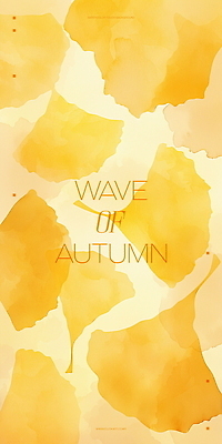 PSD 디자인 예술 백그라운드 일러스트 자연 수채화 따뜻함 풍경 사람없음 노란색 가을 은행잎 부드러움 국내일러스트 계절 컬러 잎 감각 생태계 파일형식