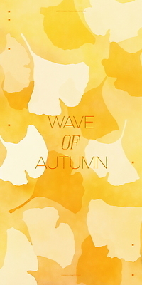 PSD 디자인 예술 백그라운드 일러스트 자연 수채화 따뜻함 사람없음 노란색 가을 은행잎 부드러움 국내일러스트 계절 컬러 잎 감각 생태계 파일형식