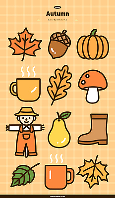 아이콘 단풍 낙엽 호박 나뭇잎 따뜻함 장화 사람없음 귀여움 주황색 버섯 머그컵 가을 차 사과 오브젝트 허수아비 코코아 따뜻한음료 엘리먼트 2D아이콘 AI파일 계절 음료 컬러 신발 컨셉 잎 농업 채소 과일 컵 파일형식 벡터