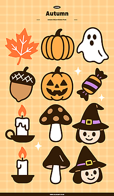 아이콘 여자 얼굴 단풍 낙엽 촛불 호박 사탕 두명 반짝임 판타지 귀여움 주황색 버섯 할로윈 가을 유령 오브젝트 마녀 도토리 마녀모자 엘리먼트 잭오랜턴 2D아이콘 AI파일 모자_잡화 계절 컬러 컨셉 잎 채소 초 모션 상상 디저트 사람 신체부위 견과류 파일형식 벡터