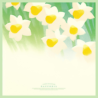 PSD 일러스트 자연 색연필 따뜻함 풍경 사람없음 노란색 분위기 화사함 수선화 만개 국내일러스트 꽃 컬러 컨셉 학용품 생태계 파일형식