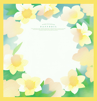 PSD 디자인 꽃다발 일러스트 자연 색연필 선물 사람없음 장식 노란색 화사함 수선화 국내일러스트 꽃 컬러 컨셉 학용품 생태계 파일형식