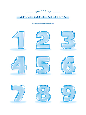 모양 PSD 편집이미지 디자인 하늘색 유리 추상 사람없음 그래픽 세트 숫자 3D 투명 오브젝트 레이아웃 편집3D 문자 무늬 재질 파란색 디지털합성 파일형식