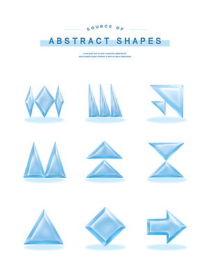 모양 PSD 편집이미지 디자인 화살표 하늘색 유리 추상 사람없음 세트 3D 투명 삼각형 입체 오브젝트 마름모 기하학 편집3D 도형 무늬 재질 파란색 디지털합성 파일형식