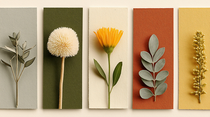 JPG 편집이미지 꽃 종이 잎 사람없음 컬러풀 일렬 편집실사 AI포토 AI콘텐츠 식물 컬러 CG 파일형식