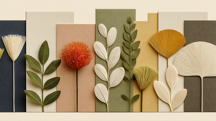 JPG 편집이미지 꽃 종이 잎 사람없음 컬러풀 편집실사 AI포토 AI콘텐츠 식물 컬러 CG 파일형식