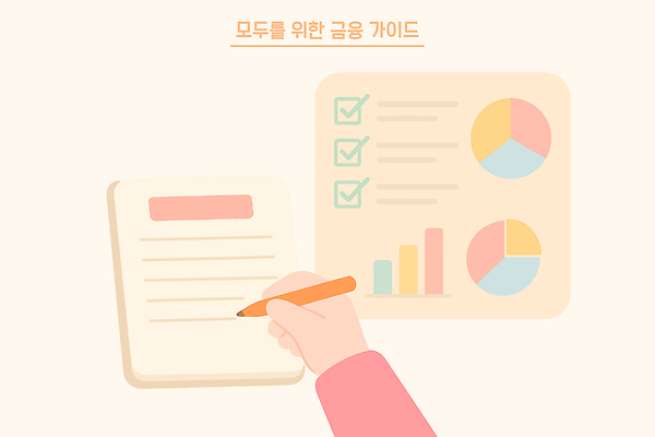 손 일러스트 그래프 신체부위 펜 잡기 가계부 금융자산관리 금융재테크 살구색 체크리스트 국내일러스트 AI파일 컬러 모션 사람 금융 필기구 재테크 파일형식 벡터