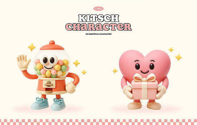 PSD 편집이미지 분홍색 허리손 장갑 신발 3D캐릭터 미소 들기 사람없음 선물상자 반짝임 3D 손들기 하트 뽑기머신 키치 편집3D 모양 캐릭터 잡화 컬러 포즈 컨셉 모션 표정 선물 상자 디지털합성 파일형식