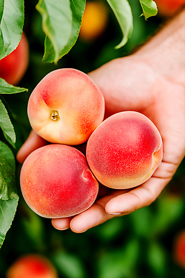 JPG 편집이미지 손 자연 나뭇잎 들기 신체부위 초록색 여름 수확 신선 복사나무 천도복숭아 의료성형뷰티 코랄 편집실사 AI포토 AI인물포토 AI콘텐츠 나무 계절 컬러 잎 농업 모션 사람 CG 생태계 복숭아 파일형식