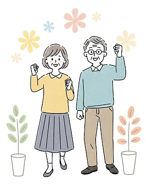 전신 PSD 여자 할아버지 노년 남자 꽃 행복 화분 할머니 잎 일러스트 가정 사랑 가족애 미소 웃음 두명 실버라이프 부모 노부부 파이팅 기쁨 풀 즐거움 긍정적 동반자 조부모 안경낌 국내일러스트 식물 라이프스타일 부부 감정 안경 가족 모션 표정 사람 성인 파일형식