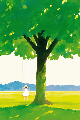 JPG 전신 구름 여자 어린이 일러스트 자연 하늘 휴식 한그루 한명 초원 일상 초록색 평화 여름풍경 시골 잡기 그늘 즐거움 감성 나무그네 나무그늘 산맥 국내일러스트 AI일러스트 AI콘텐츠 자연요소 나무 1 감정 컬러 컨셉 모션 산 사람 풍경 라이프 그네 생태계 파일형식 여름_계절