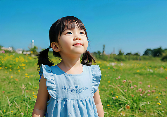 JPG 편집이미지 응시 여자 꽃 행복 어린이 꽃밭 자연 놀이 하늘 한명 미소 소녀 잔디 초원 상반신 초록색 파란색 귀여움 자유 올려보기 즐거움 놀기 의료성형뷰티 소녀한명만 편집실사 AI인물포토 AI콘텐츠 식물 1 시선 감정 컬러 컨셉 모션 표정 사람 CG 생태계 여자한명만 소녀만 파일형식 AI포토